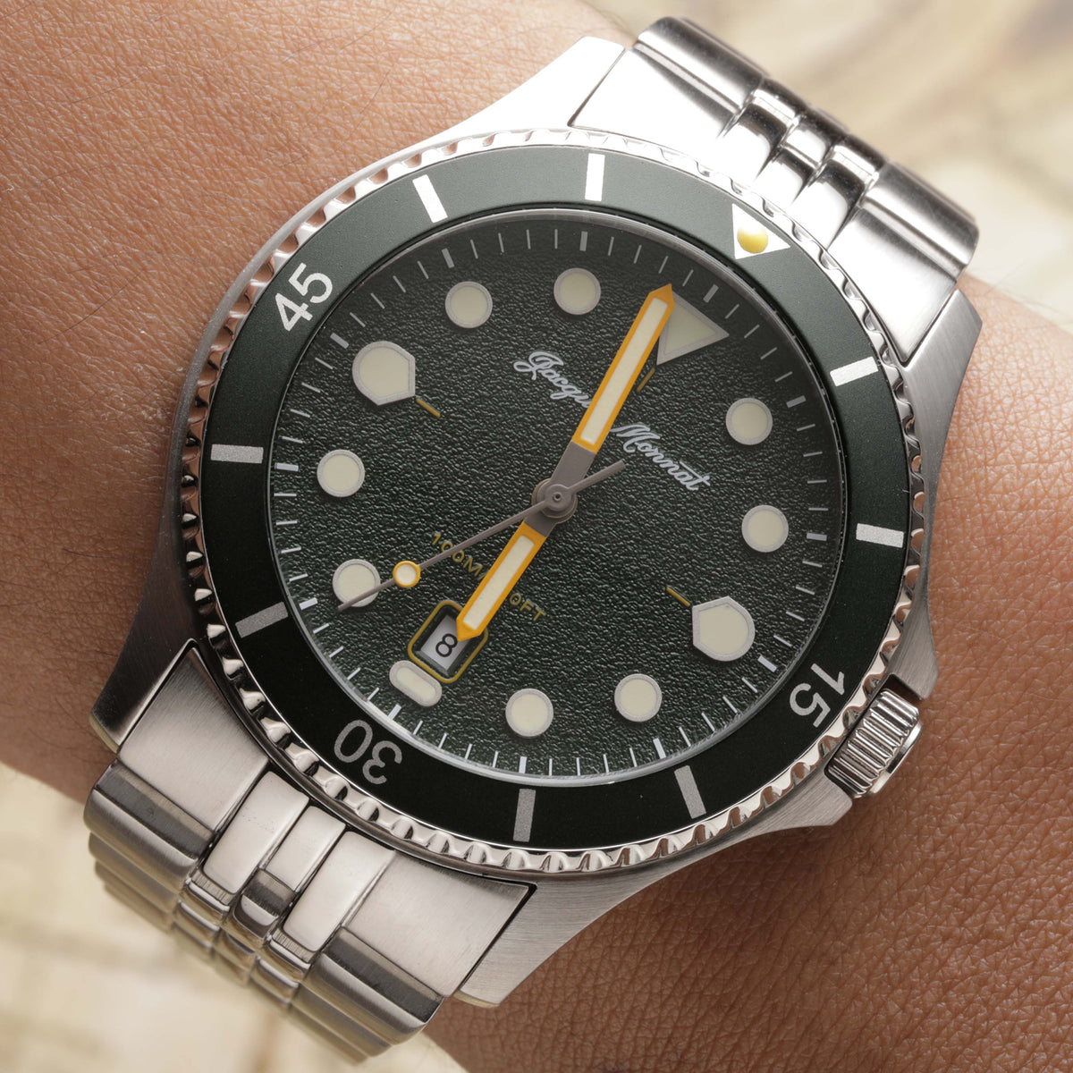 Green / Steel