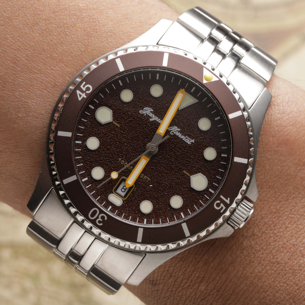 Brown / Steel