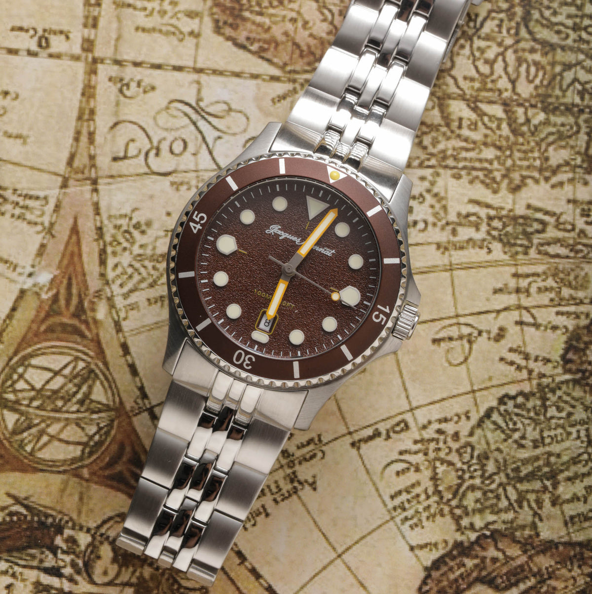 Brown / Steel